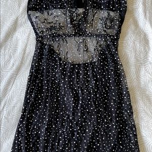 Women’s chemise dress w/ crystals and jewels